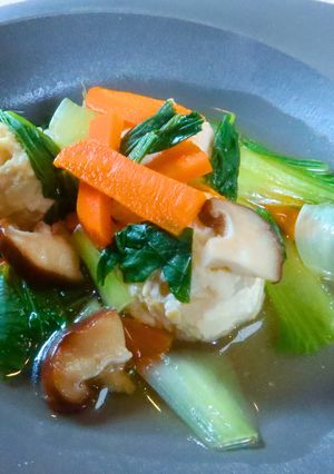 チーズ入り肉団子の中華風スープ煮-レシピのメイン写真