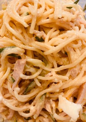 喫茶店のスパゲッティサラダ-レシピのメイン写真