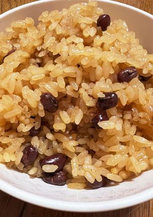 テレビで紹介★炊飯器で懐かしい長岡赤飯-レシピのメイン写真