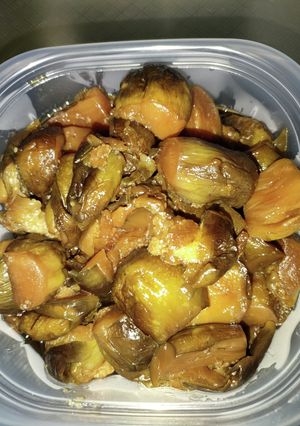 デカ丸小ナスの佃煮(普通の長ナスもOK)-レシピのメイン写真