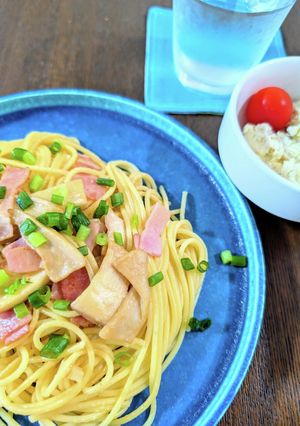 ベーコンときのこのパスタ-レシピのメイン写真