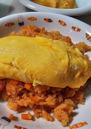 酸味を抑えて、卵がくっつかないオムライス-レシピのメイン写真