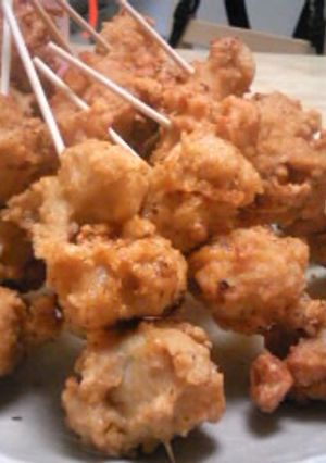 ｺﾝﾋﾞﾆ風✿から揚げ棒✿から揚げクン-レシピのメイン写真