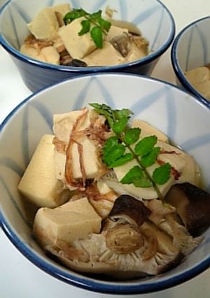 高野豆腐のおかか煮-レシピのメイン写真