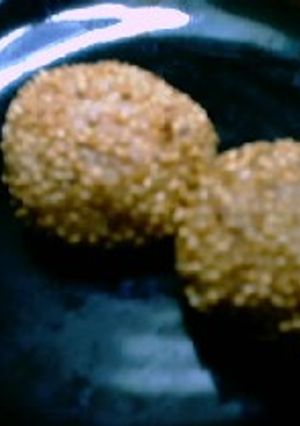 チョコレート入りゴマ団子-レシピのメイン写真