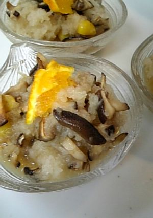 椎茸と銀杏のみぞれ酢-レシピのメイン写真