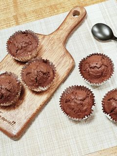 ココアカップケーキ-レシピのメイン写真