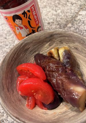 さっぱり！トマト＆茄子のかくし味焼き浸し-レシピのメイン写真