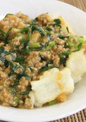 お餅でアレンジ！ 麻婆揚げもち-レシピのメイン写真