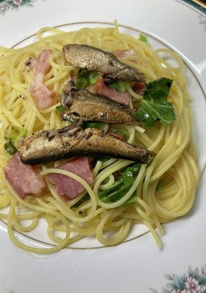 アンチョビとベーコンとキャベツのパスタ-レシピのメイン写真