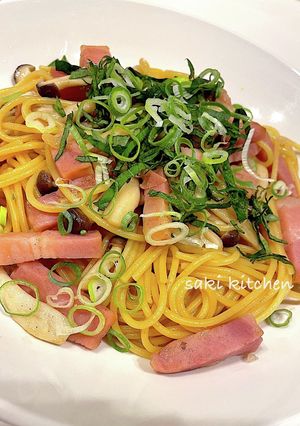 ベーコンと大葉の和風パスタ-レシピのメイン写真