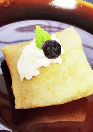 そばクレープアイス-レシピのメイン写真