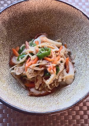 万能油揚げ&切干大根でカレー味しみ。-レシピのメイン写真