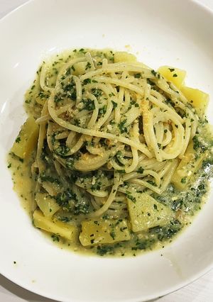 ワンパンで作る自家製ジェノベーゼパスタ-レシピのメイン写真