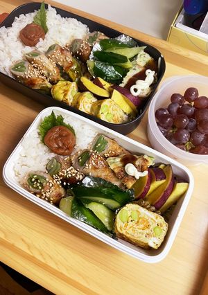 20240826娘ちゃん息子っちのお弁当-レシピのメイン写真