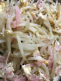 もやしとベーコンの卵炒め-レシピのメイン写真