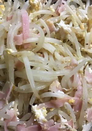 もやしとベーコンの卵炒め-レシピのメイン写真
