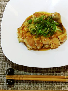鶏肉のワサビ醬油ソース-レシピのメイン写真