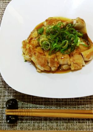 鶏肉のワサビ醬油ソース-レシピのメイン写真