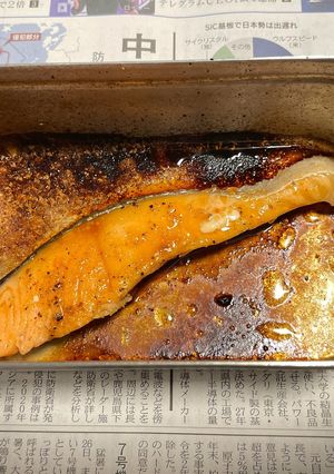 超簡単メスティンで作る鮭の酒焼き-レシピのメイン写真