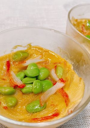 枝豆の冷製茶碗蒸し-レシピのメイン写真