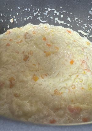 炊飯器でサツマイモとかぼちゃ粥 離乳食-レシピのメイン写真