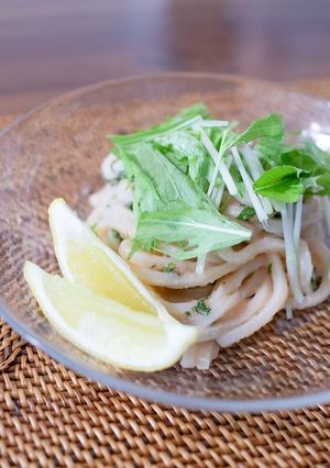 冷凍うどんで簡単♪レモンたらこうどん-レシピのメイン写真