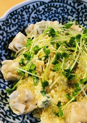 オクラと豆腐のチャーハン-レシピのメイン写真