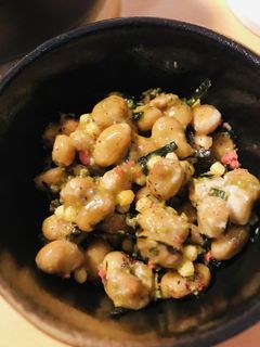 毎日の納豆●梅茶漬けあえ-レシピのメイン写真