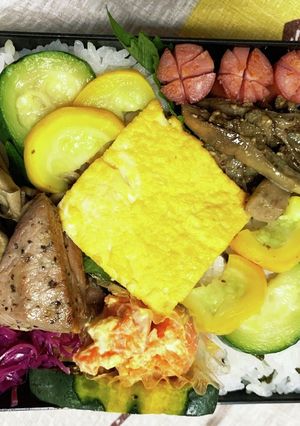 8/20 ﾖｯﾁｬﾝ☆卵焼き弁当-レシピのメイン写真