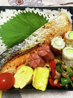 8/28ヨッチャン☆どーん♡鮭弁当-レシピのメイン写真