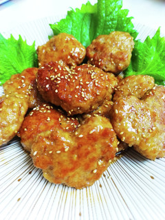 簡単!美味しい!豚ひき肉のつくね!-レシピのメイン写真
