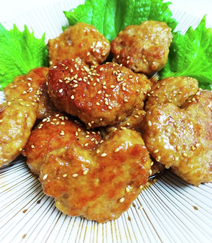 簡単！美味しい！豚ひき肉のつくね！-レシピのメイン写真