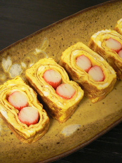 お弁当の彩りに◎◎カニカマ巻き卵焼◎◎-レシピのメイン写真