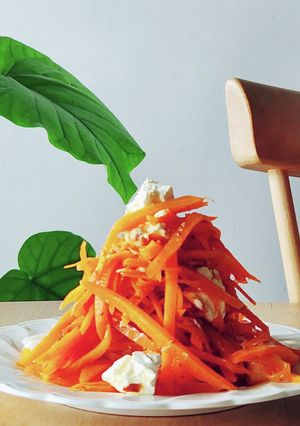 レンジ2分☆人参クリチサラダ☆お弁当-レシピのメイン写真
