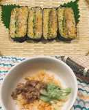 【離乳食取り分け】鱈そぼろ人参おにぎらず