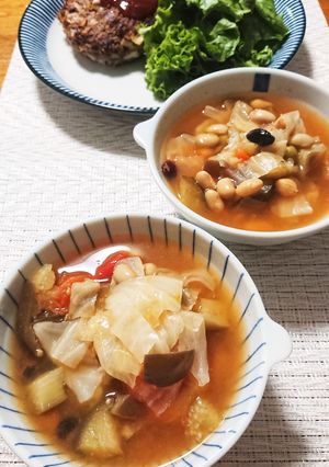 豆入りミネストローネ-レシピのメイン写真