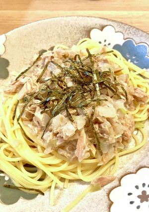 レンジで簡単☆玉ねぎとツナのパスタ-レシピのメイン写真
