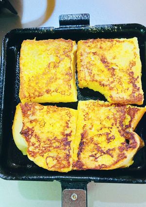 塩味のフレンチトースト　砂糖不使用-レシピのメイン写真