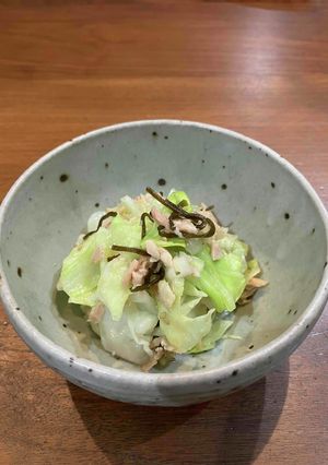 キャベツの塩昆布和え-レシピのメイン写真