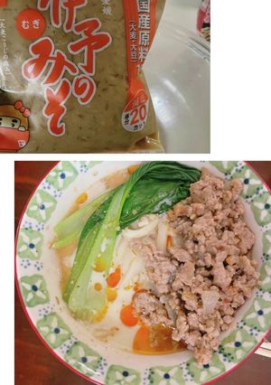 簡単でヘルシー 冷やし豆乳 坦々うどん-レシピのメイン写真