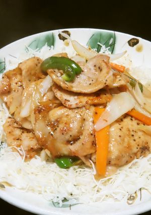 昭和の定食屋さんの懐かしい豚肉生姜焼き-レシピのメイン写真