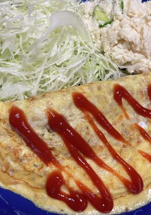 母の味♪とろっと簡単ミートオムレツ-レシピのメイン写真