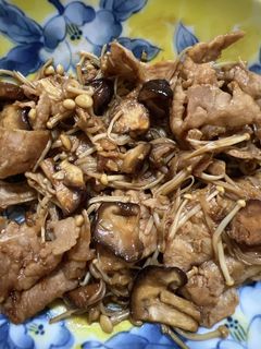豚肉とキノコのオイスターソース炒め-レシピのメイン写真