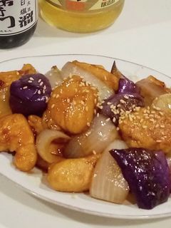 【コツあり!】簡単ヘルシー鶏むね甘酢炒め-レシピのメイン写真