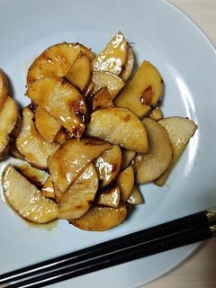 子供喜ぶ!ニンニク風味甘辛長芋!-レシピのメイン写真