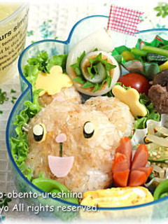 ポケモンのミミロル弁当:キャラ弁-レシピのメイン写真