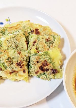 ちぢみ「生地の調味料」-レシピのメイン写真