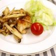 チキンソテーきのこソース