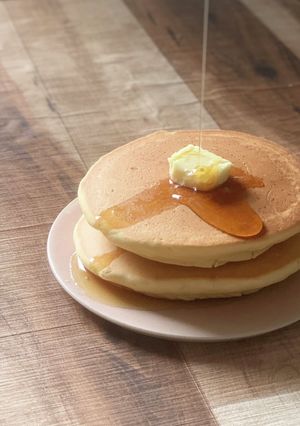 きほんのふんわり米粉パンケーキ-レシピのメイン写真